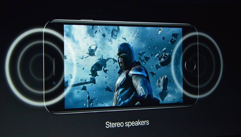 iphone 7 difuzoare stereo