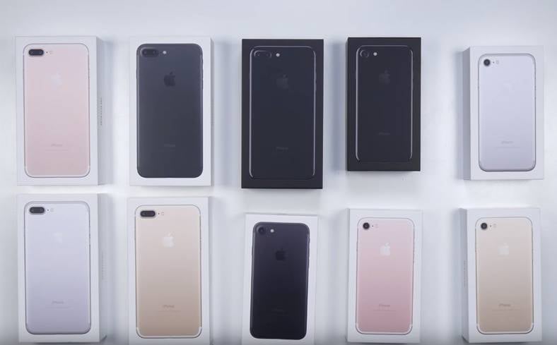 iPhone 7 iPhone 7 plus kleuren uitpakken