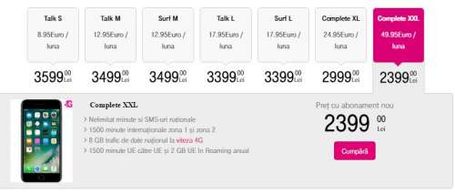 iphone 7 plus telecom subscription price
