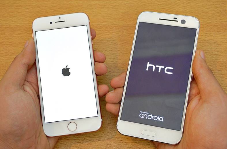 iphone 7 vs htc 10 performante