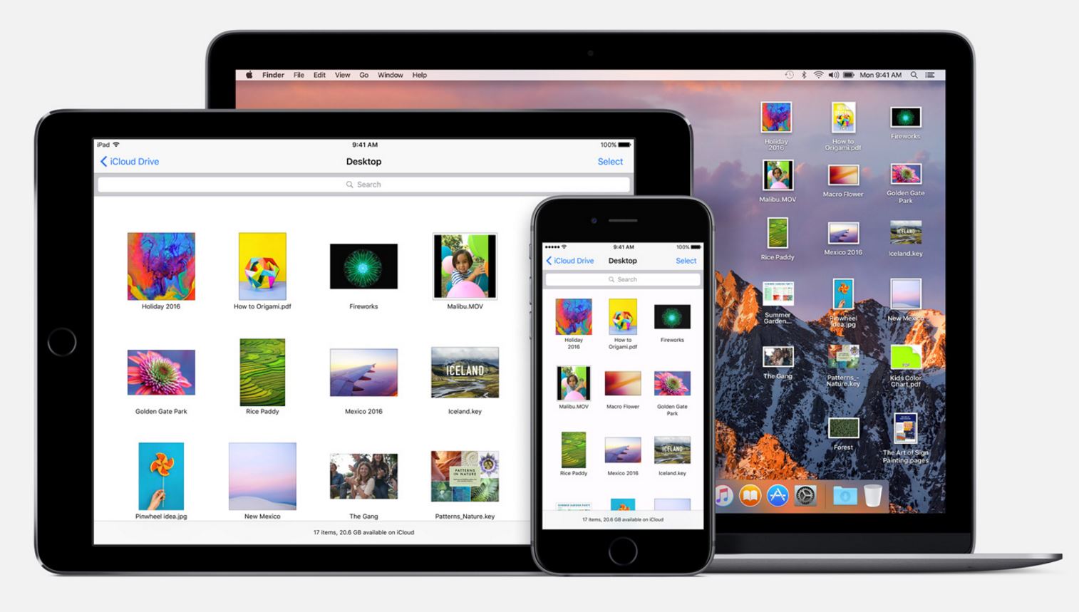 File iCloud Drive di macOS Sierra