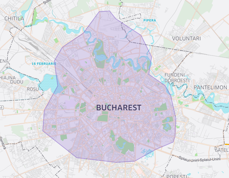 uber schemaläggning för Bukarest