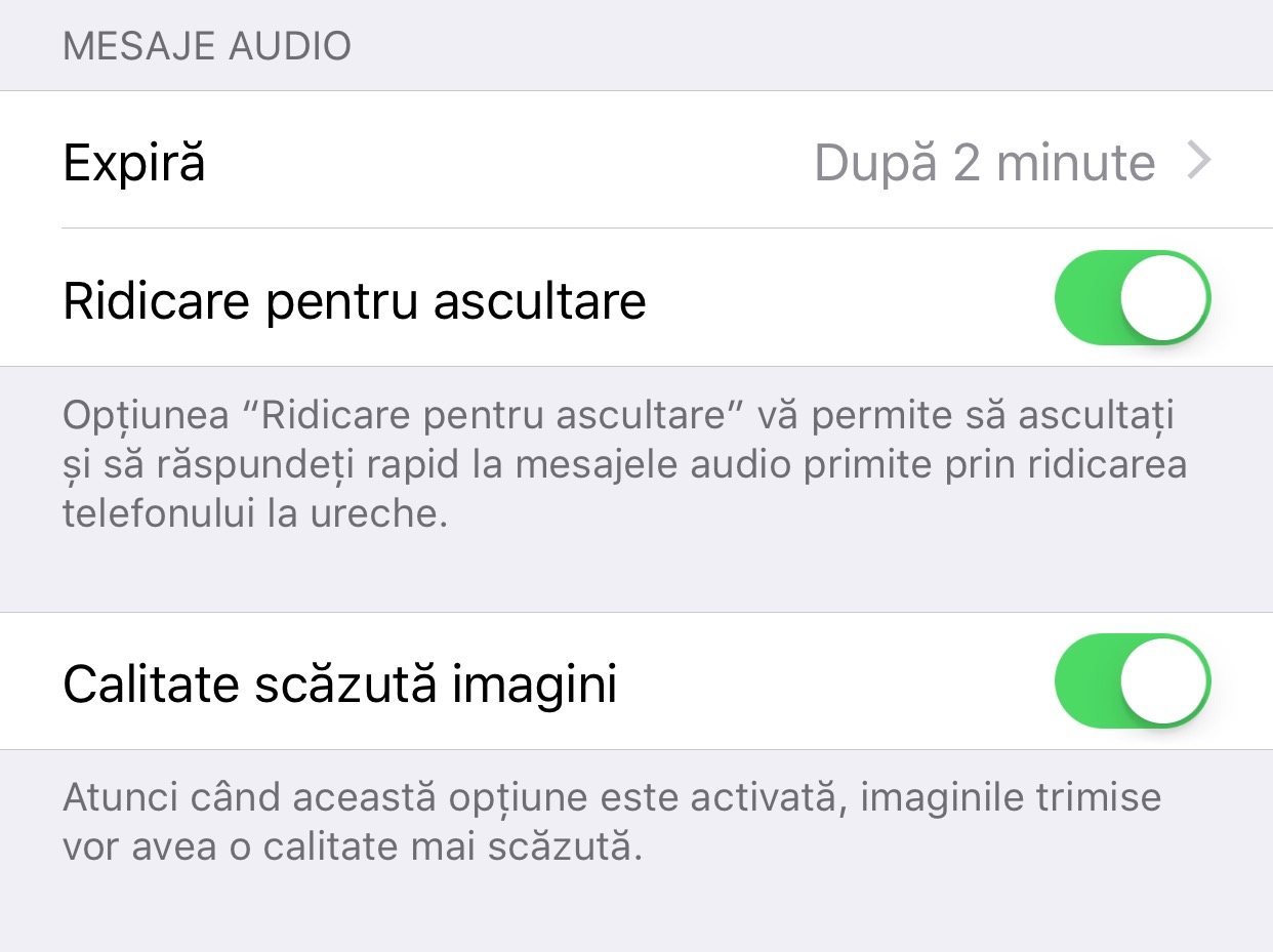 Jakość obrazu wiadomości w iOS 10