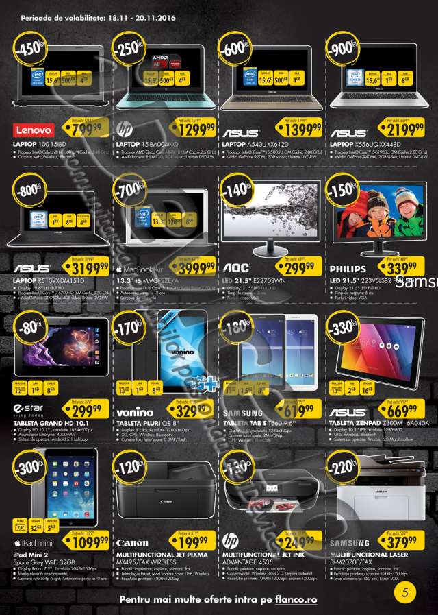 Catalogul de reduceri Flanco Black Friday 2016 iDevice.ro