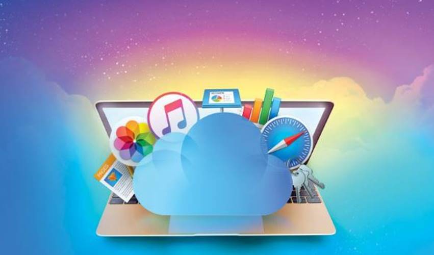 immagini dell'interfaccia icloud