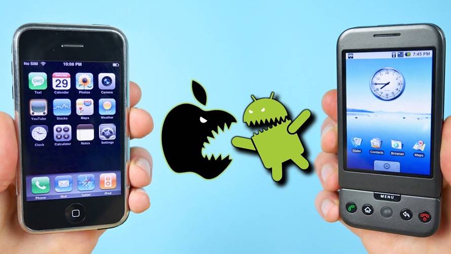primer-iphone-comparado-primer-android