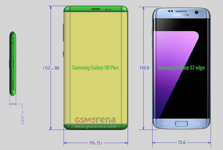 Samsung-Galaxy-S8-Plus-Abmessungen