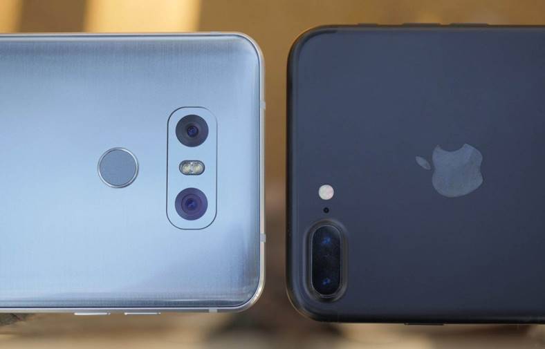 LG G6 contre iPhone 7 Plus