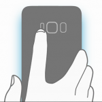 Samsung Galaxy S8 virallinen sormenjälkilukija