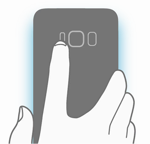 Samsung Galaxy S8 official fingerprint reader