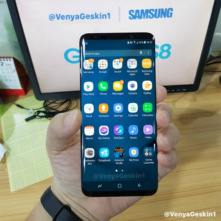 Samsung Galaxy S8 powered images