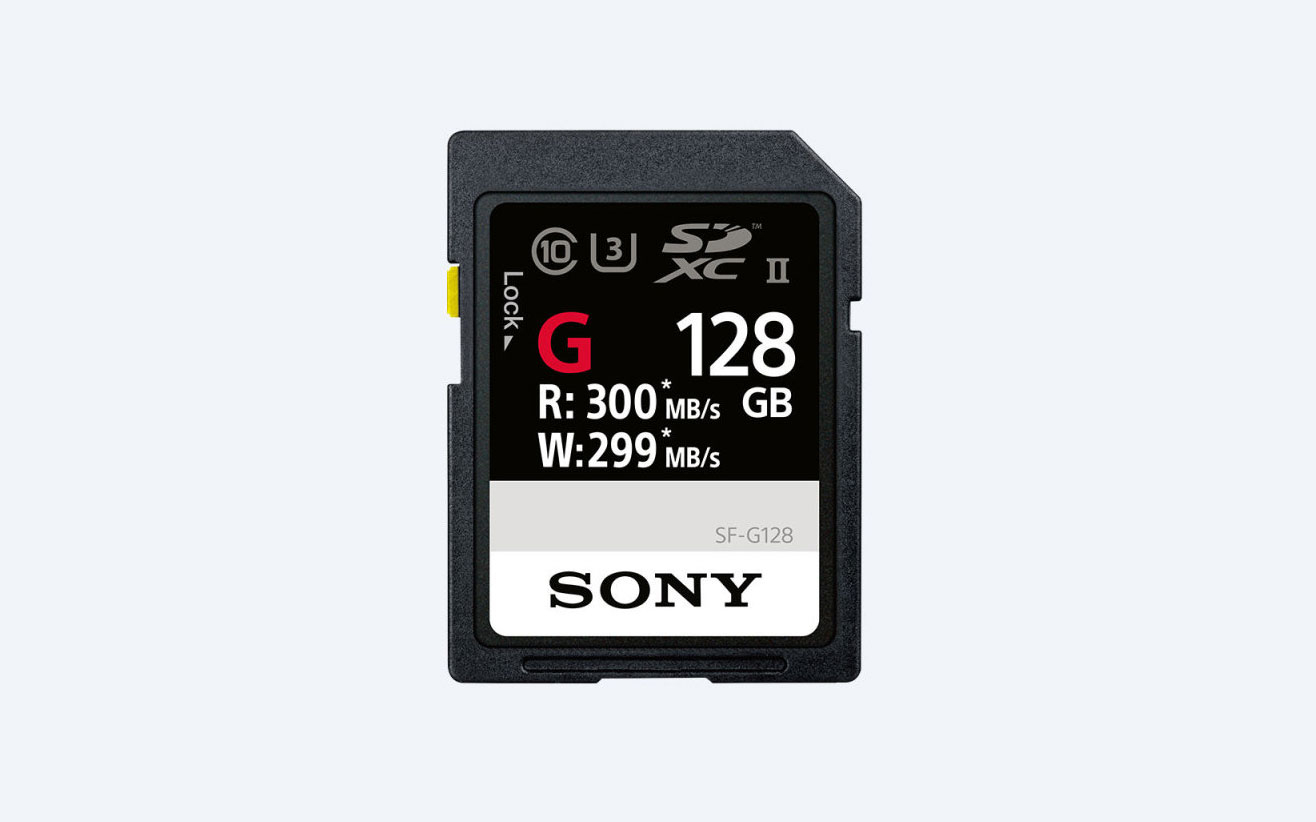Sony SF-G schnelle Karte