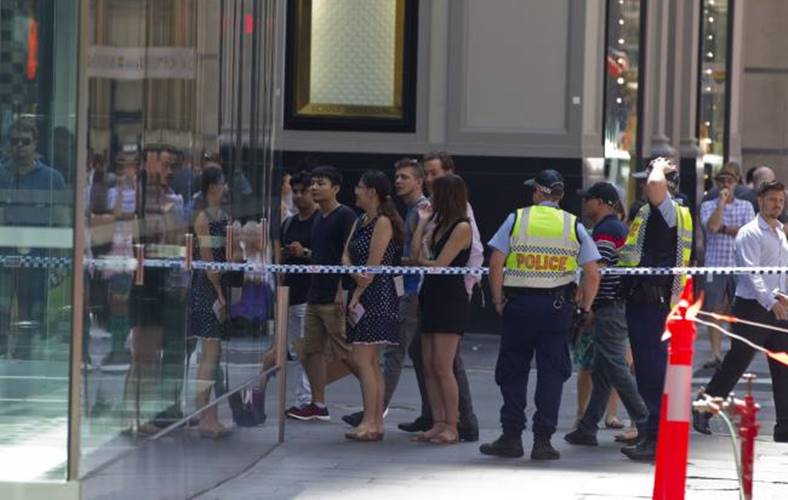 Apple Store evakuerade Sydney