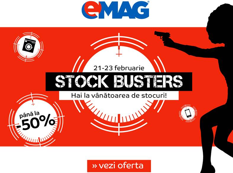 emag stock busters reduceri februarie