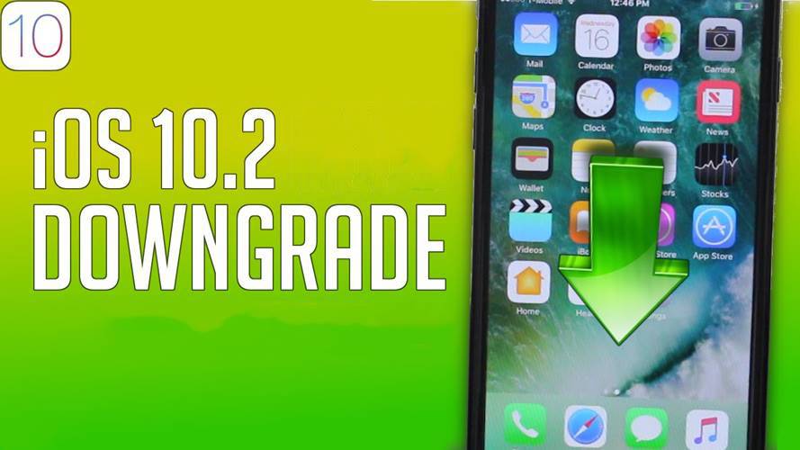 iOS 10.2 nedgradere iphone