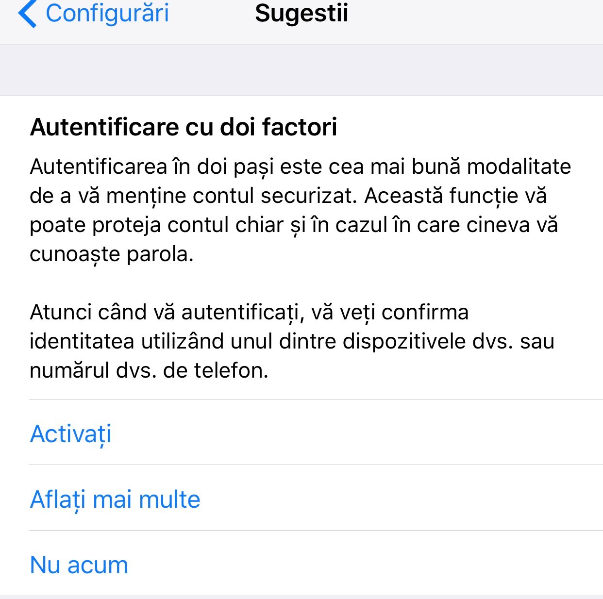 Authentification iOS 10.3 2 étapes identifiant Apple 1