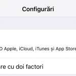 ios 10.3 autentificare 2 pasi apple id