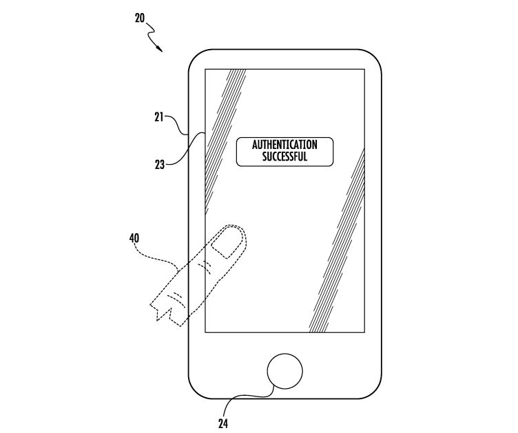 Lettura delle impronte digitali sullo schermo dell'iPhone 8