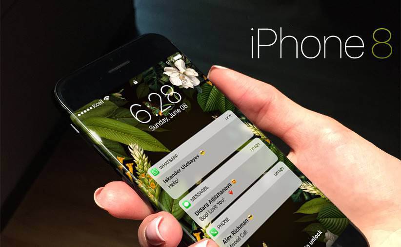 MikroLEDowy ekran iPhone'a 8