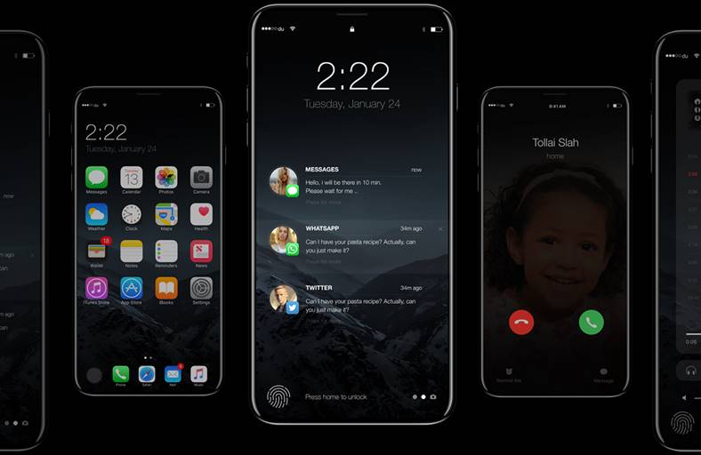 iphone 8 fleksibel oled porcelæn