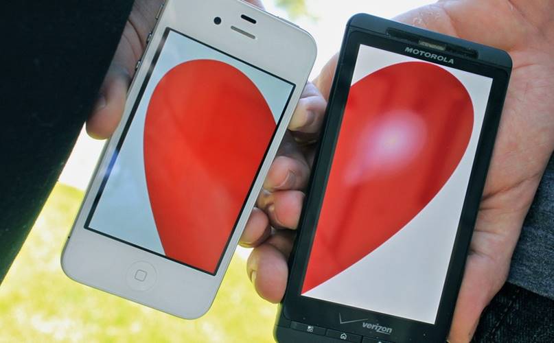 miłość do iPhone'a i Androida