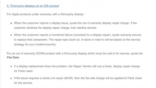 iphone screen replacement warranty