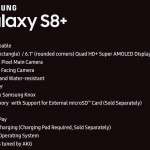 samsung galaxy s8 specificatii tehnice