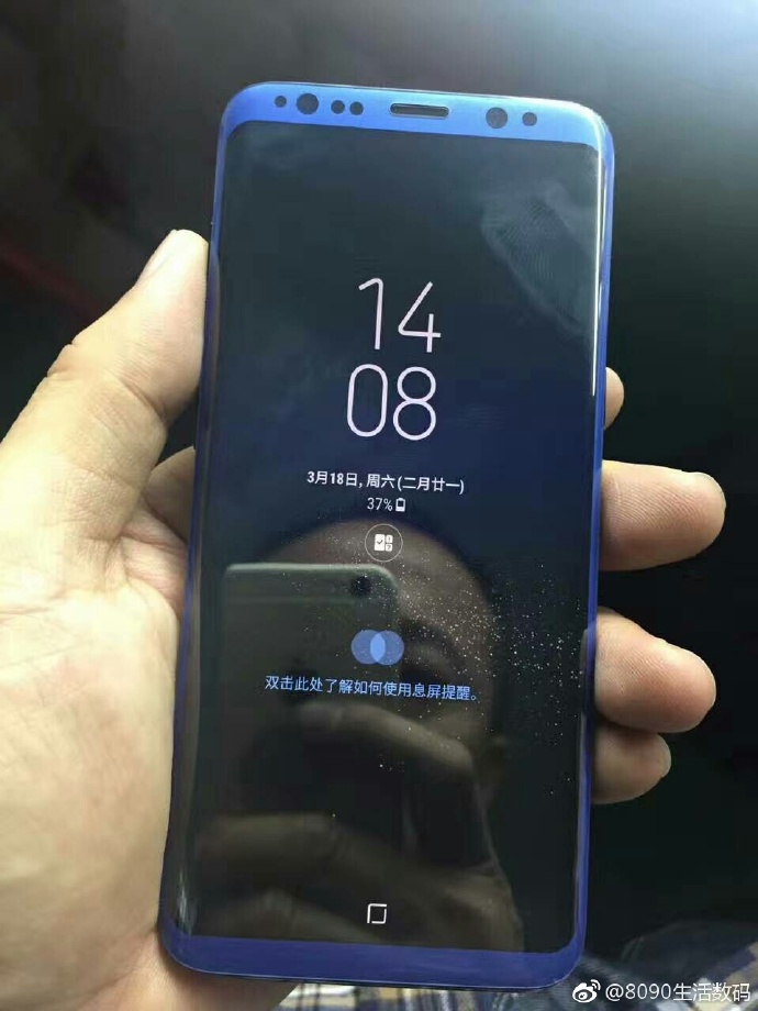 Samsung Galaxy S8 funcional azul