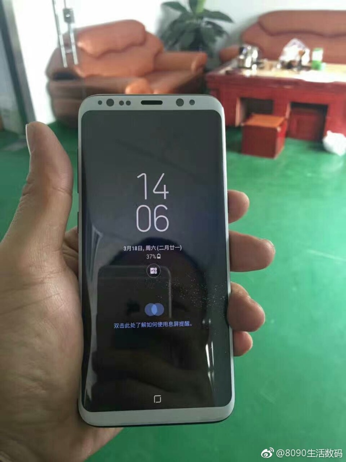 Samsung Galaxy S8 Silber funktionsfähig 1