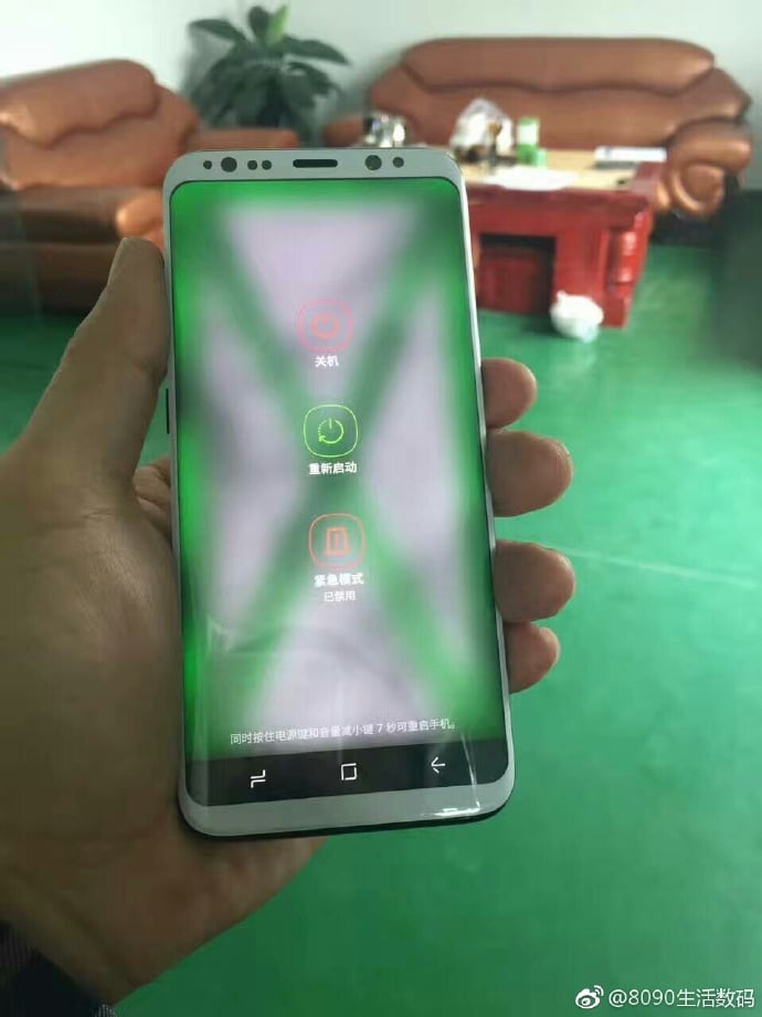 Samsung Galaxy S8 sølv funktionel 1