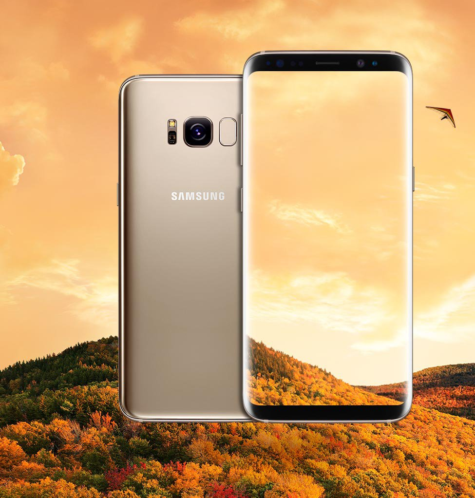 Samsung Galaxy S8 auriu