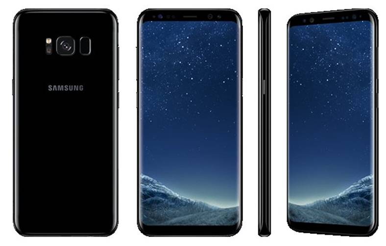 Samsung Galaxy S8 värilliset kuvat