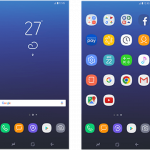 Samsung Galaxy S8 interface