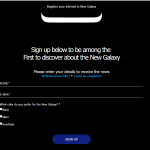 Samsung Galaxy S8 pre-registration