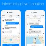 facebook live location iphone