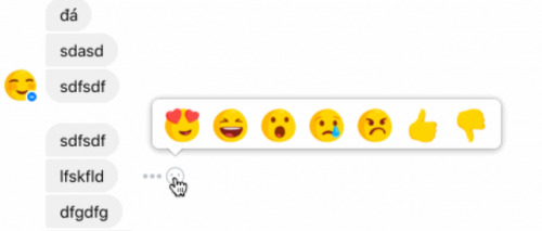 Facebook Messenger va avea butoane de like, dislike si reactii