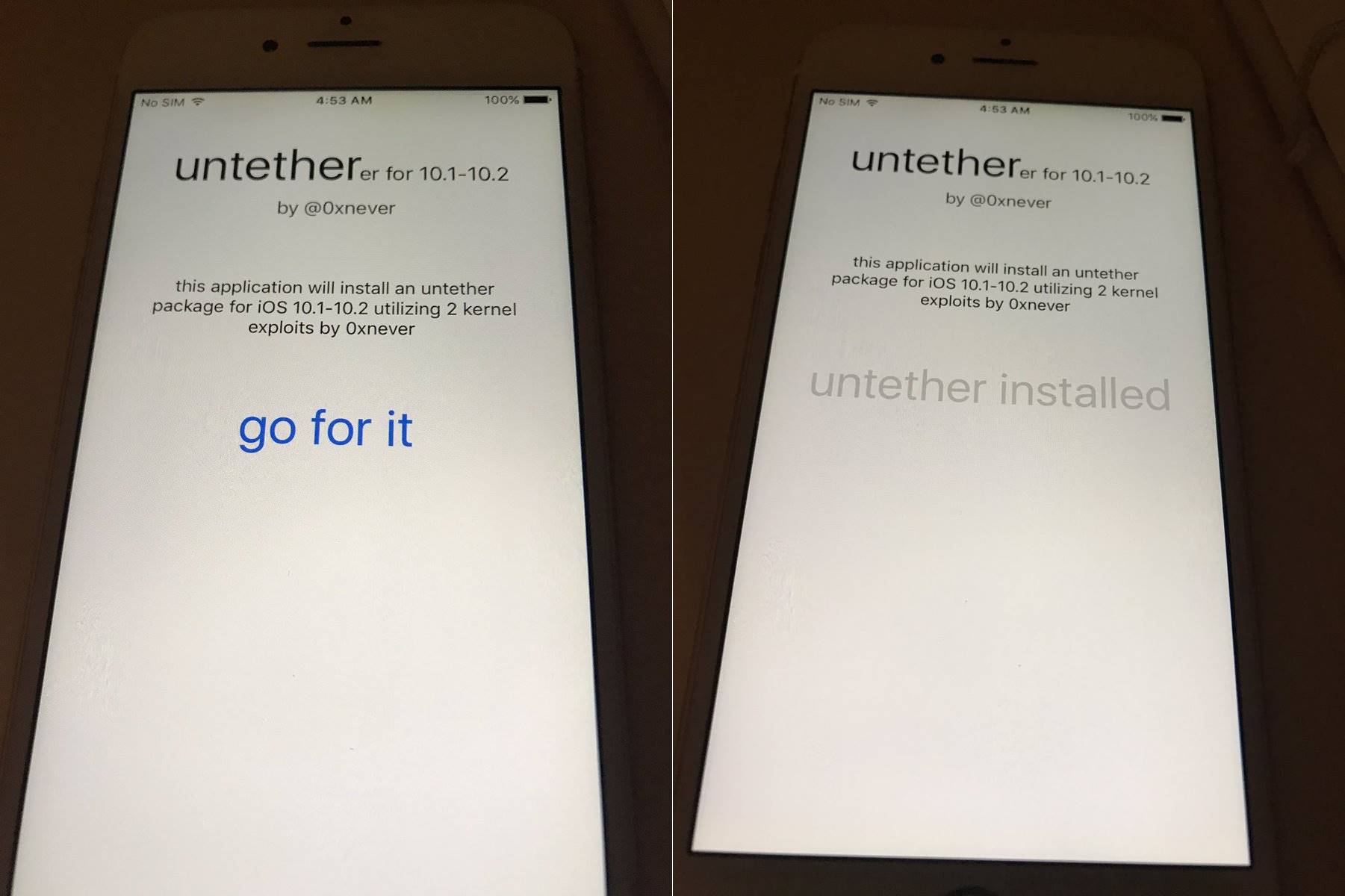 ios 10.2 untethered jailbreak