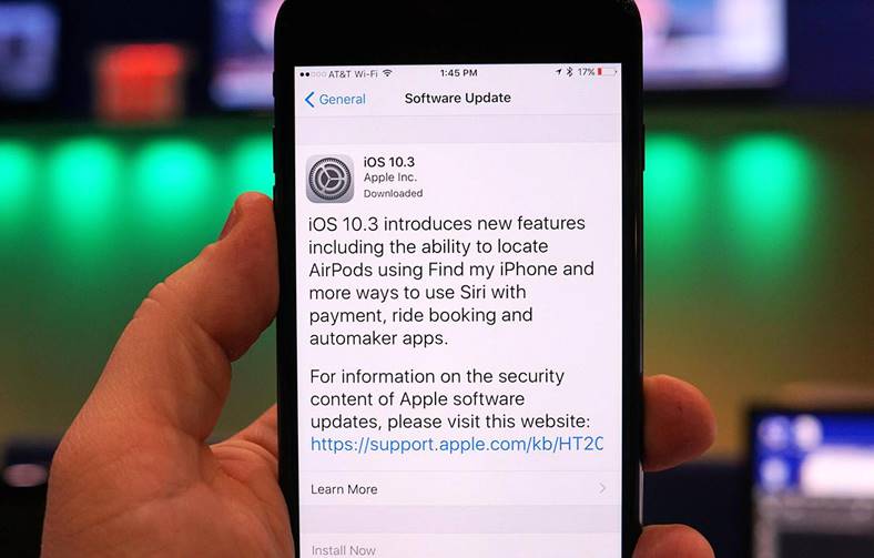 ios 10.3 laatste bèta