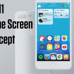 ios 11 hovedskærmskoncept