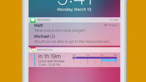iOS 11 koncepcja ekranu blokady iPhone'a 1