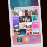 iOS 11 koncepcja ekranu blokady iPhone'a 4