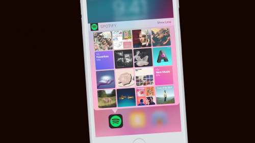 iOS 11 koncepcja ekranu blokady iPhone'a 4