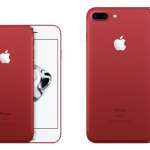 ironiczny czerwony iPhone 7 Lenovo Motorola