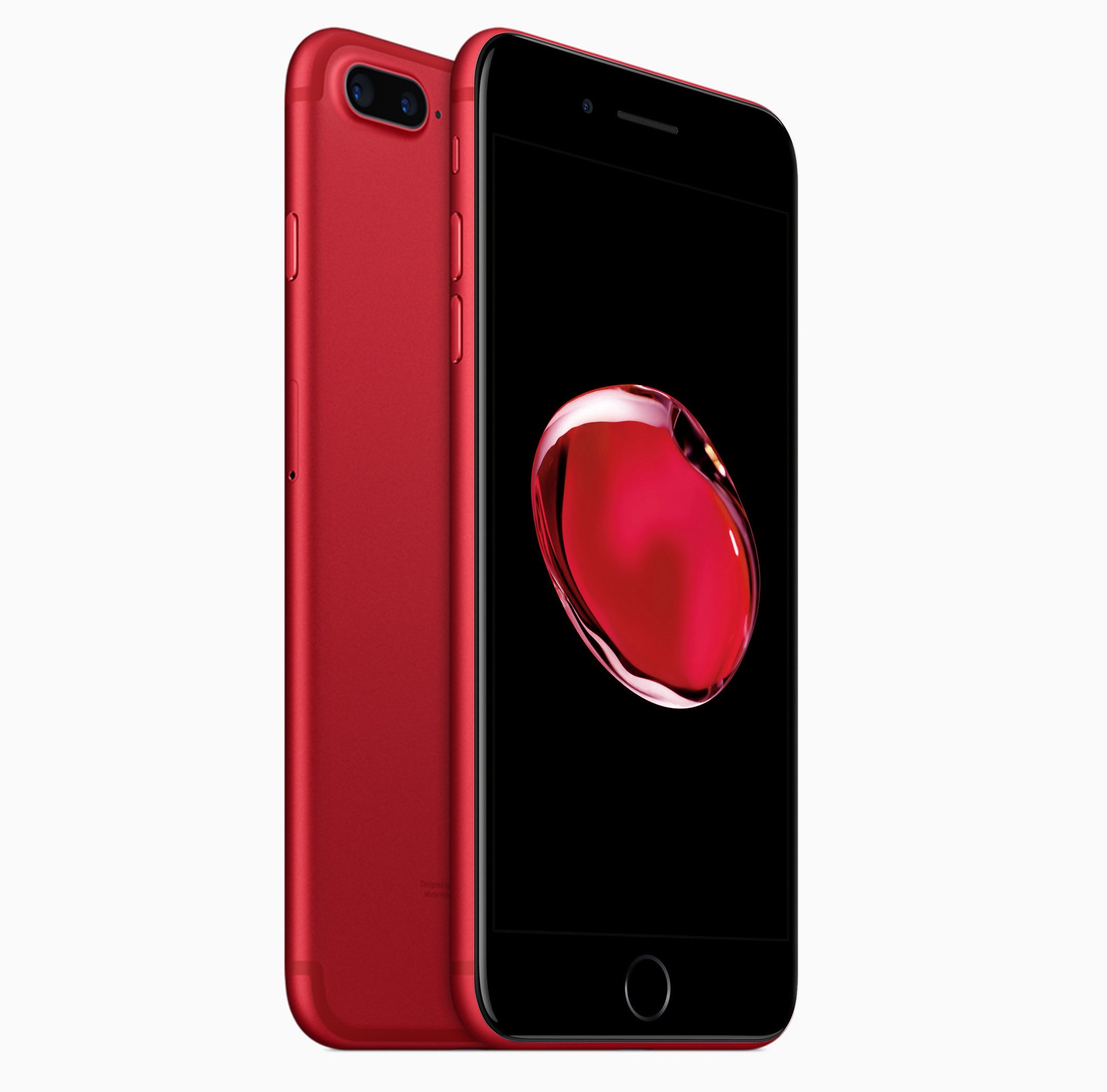 iphone 7 rojo negro