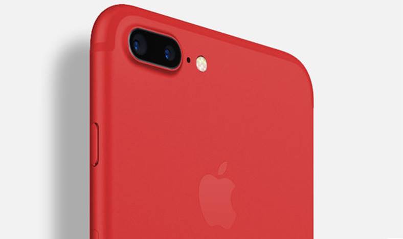 iphone 7s jetröd glänsande röd