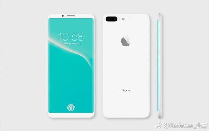 iPhone 8 weißes Konzept 3