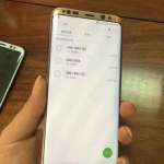 samsung galaxy s8 imágenes blancas y doradas 1