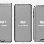Samsung Galaxy S8 comparé au Galaxy S7 Note 7 1