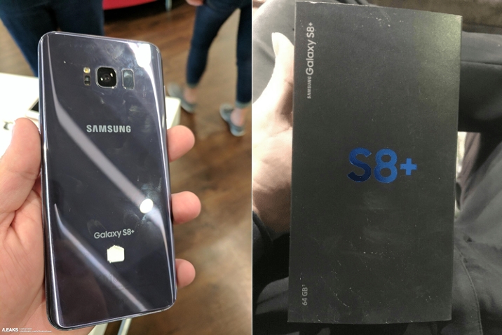 Samsung Galaxy S8 Olivgraue Box