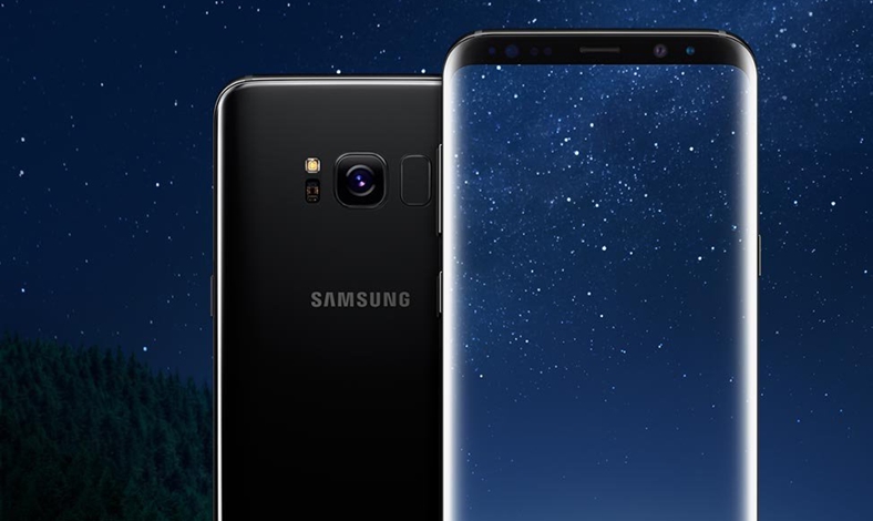 samsung galaxy s8 escáner de iris dorado